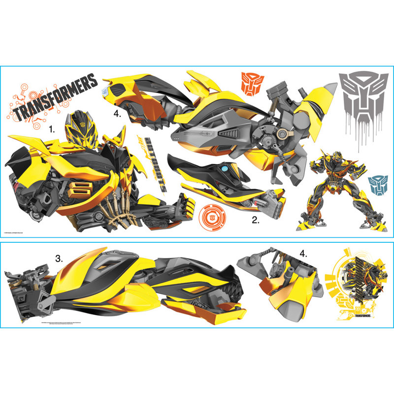 Décalcomanie murale bourdon géant age of extinction Transformers