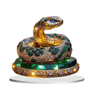 2025 Snake Acrylic Tabletop Decoration Bohemian Theme Year Presents