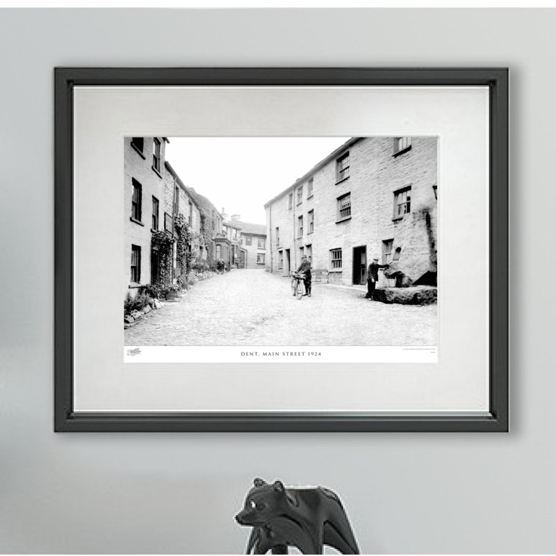 Dent, Main Street 1924 by Francis Frith - Single Picture Frame Print, 60cm H x 80cm W x 2.3cm D