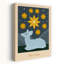 Art moderne, affiche de carte de tarot moderne mystique abstrait loup-2002297089