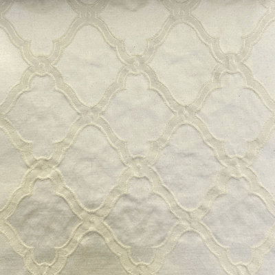 Geometric Cotton Blend Fabric
