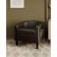 Fauteuil d'appoint en polyuréthane avec coussin souple-1114229743