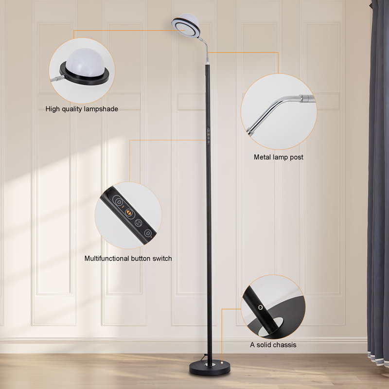 Devyne 68.5" LED Reading Floor Lamp