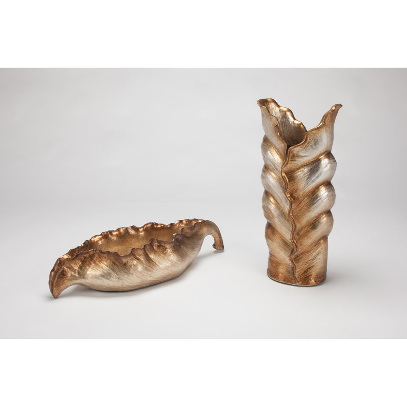 Handcrafted Resin Table Vase