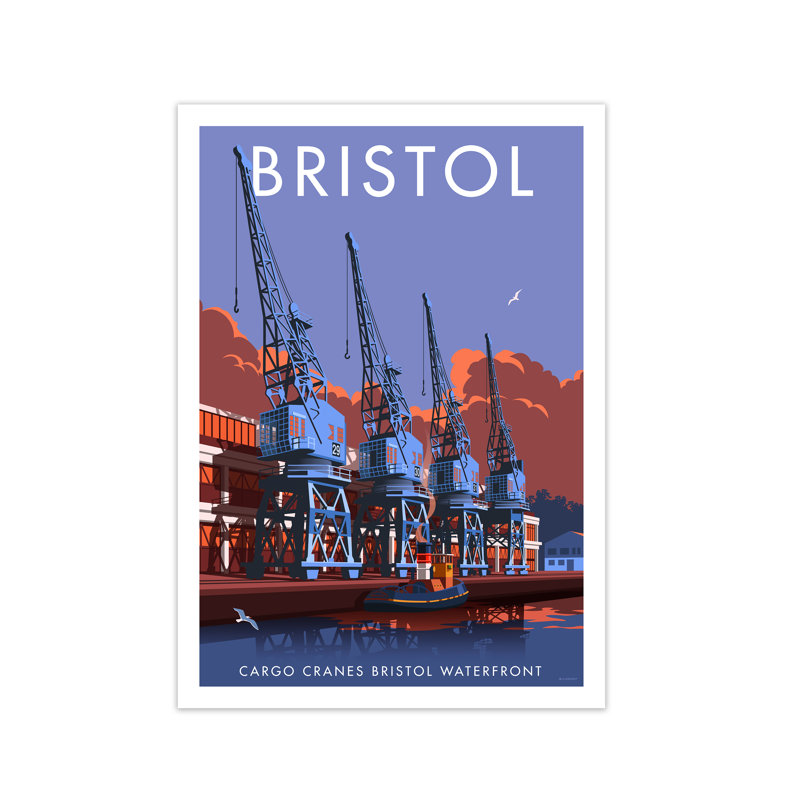 Bristol Waterfall by Stephen Millership - Print, 84.1 cm H x 59.4 cm W x 1 cm D, No Frame