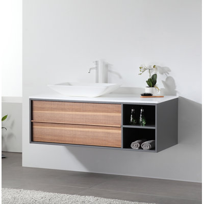 Meuble-lavabo simple 48 po avec contreplaqué Steineck