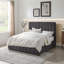 Grand lit gris foncé-1180904068