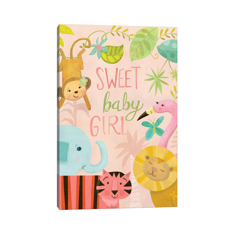 Jungle Baby I 1 Piece Wrapped Canvas Painting, 101.6 cm H x 66.04 cm W x 3.175 cm D