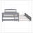 Platform Bed with Trundle-214341663