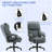 Big And Tall Office Chair, Up To 450 Lbs. Heavy Duty High Back Desk Chair With Swivel Wheels, Executive Computer Chair