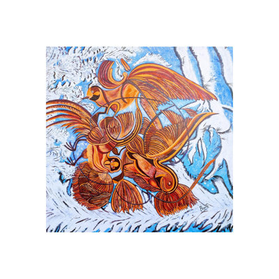 Les oiseaux volants | Acrylique sur toile | Par Preeti Parmar