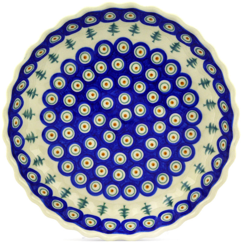 Plat à tarte cannelé en polmedia polonais