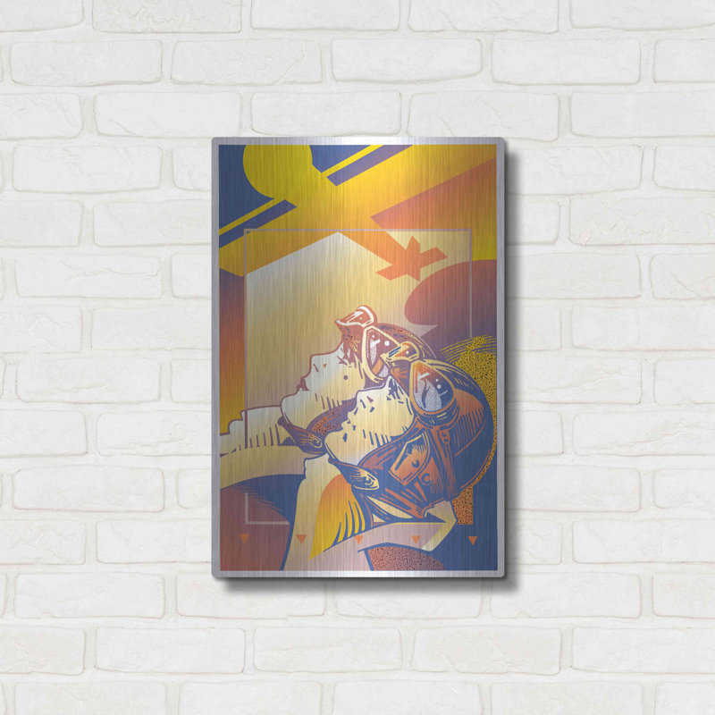 «Pilots Orange» par David Chestnutt, H 24 po x l 16 po
