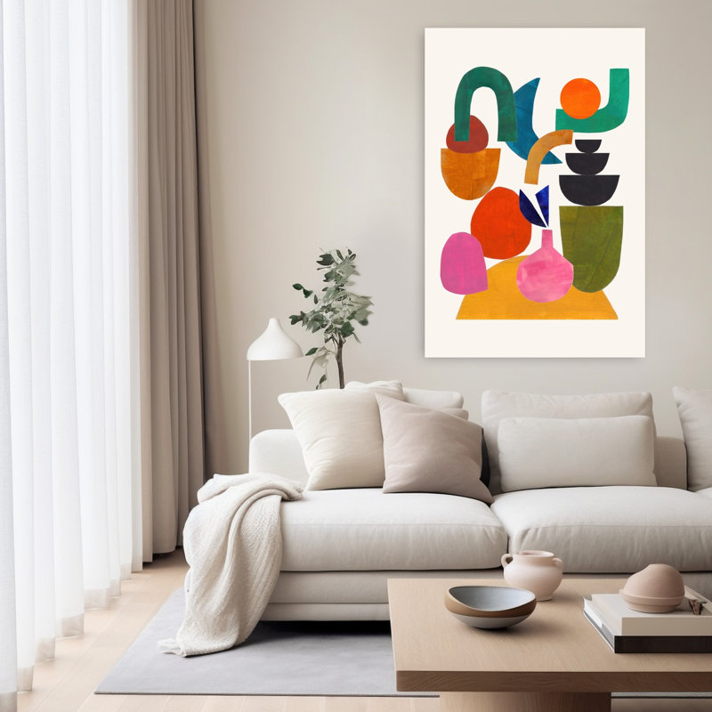 Art contemporain contemporain abstrait, H 60 po x l 40 po