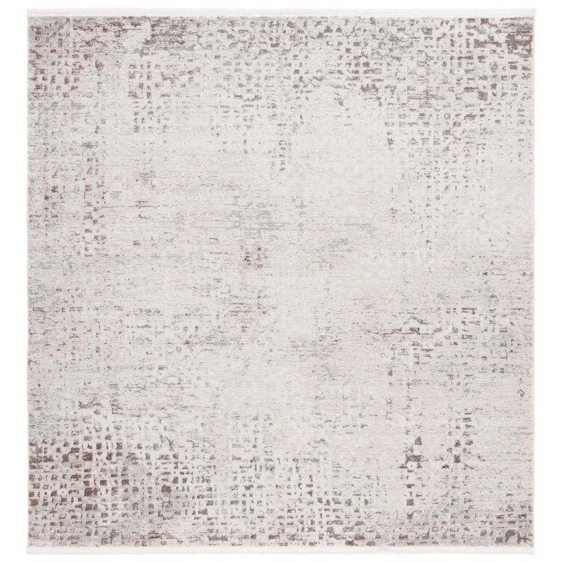 Tapis abstrait Anayancy Performance, Carré 6 pi 7 po