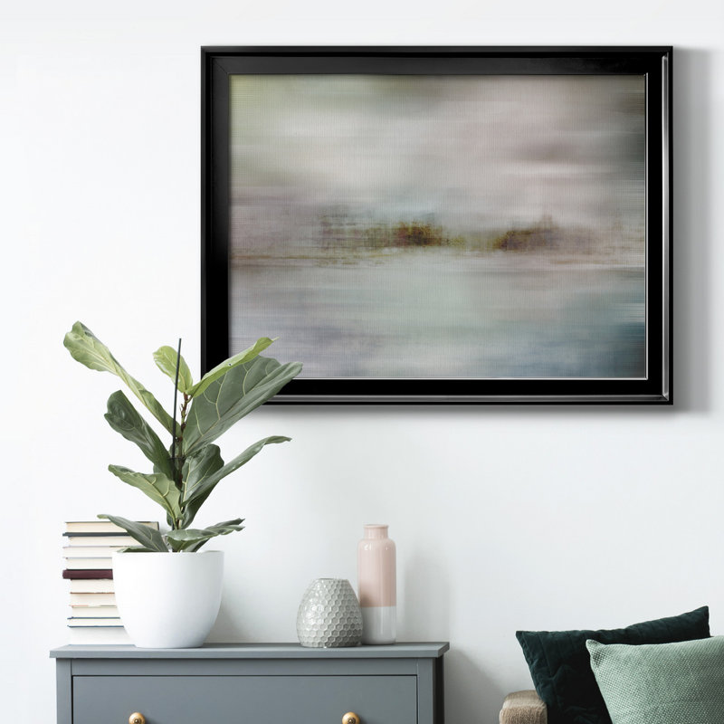 Toile encadrée de qualité supérieure - Prêt à accrocher, Noir, H 30,5 po x l 42,5 po x P 1 po