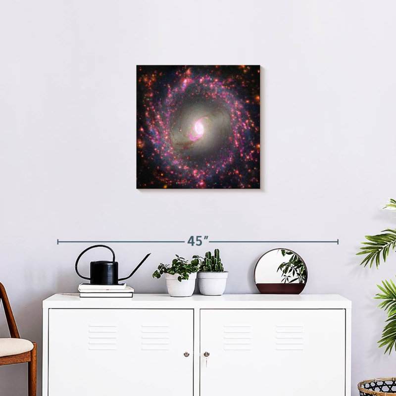 Oberle James Webb's Multiwavelength View Of NGC 3351, 20" H x 20" W