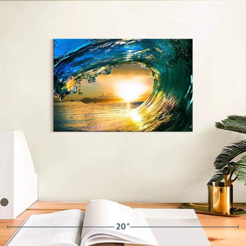 Gillard Dynamic Ocean Wave, 8" H x 12" W