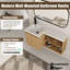 Ensemble de meuble-lavabo mural simple 36 "en L avec lavabo en résine-1948584571