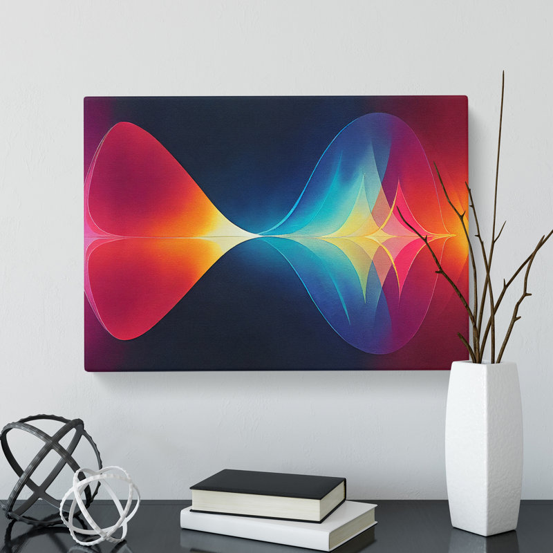 Sparkling Modern Abstract - Wrapped Canvas, 35cm H x 50cm W x 3cm D