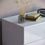 Arkadij 4 - Drawer High Gloss Chest of Drawers With Metal Runners, Modern Bedroom Storage Cabinet-1711917408