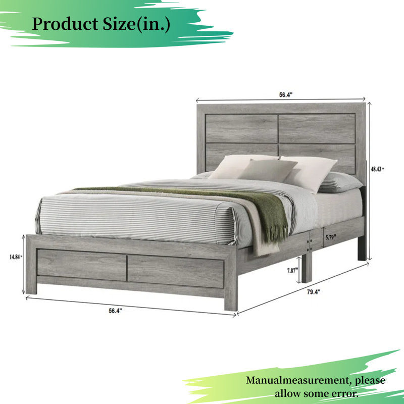 Lit plateforme rustique pour enfant - structure en bois massif, finition grain de bois, pas de sommier tapissier nécessaire?