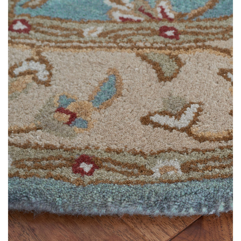 Tapis en laine tuftÃ© Ã  la main Colliers Oriental, Rond 5 pi
