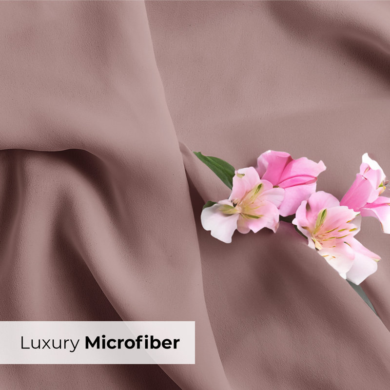 Ensemble de 4 taies d'oreiller Soft Soft, Grand lit, Mauve