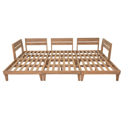 Patio Sofa  with 3 Ottomans for Outdoor lounge