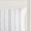 Housse de couette en coton double / grand - 5 pièces de style moderne avec fermeture à boutons et couvre-oreillers décoratifs à motif de rayures colorées et tissées