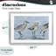 «Sandpipers Beach Coastal Scene», reproduction encadrée sous verre, conception par Lorenzo Collective-1582308396-1582308398