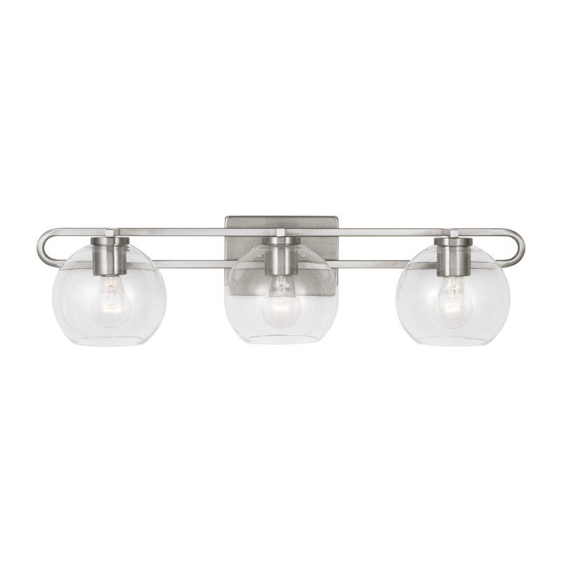 Three Light Wall / Bath, Brushed Nickel