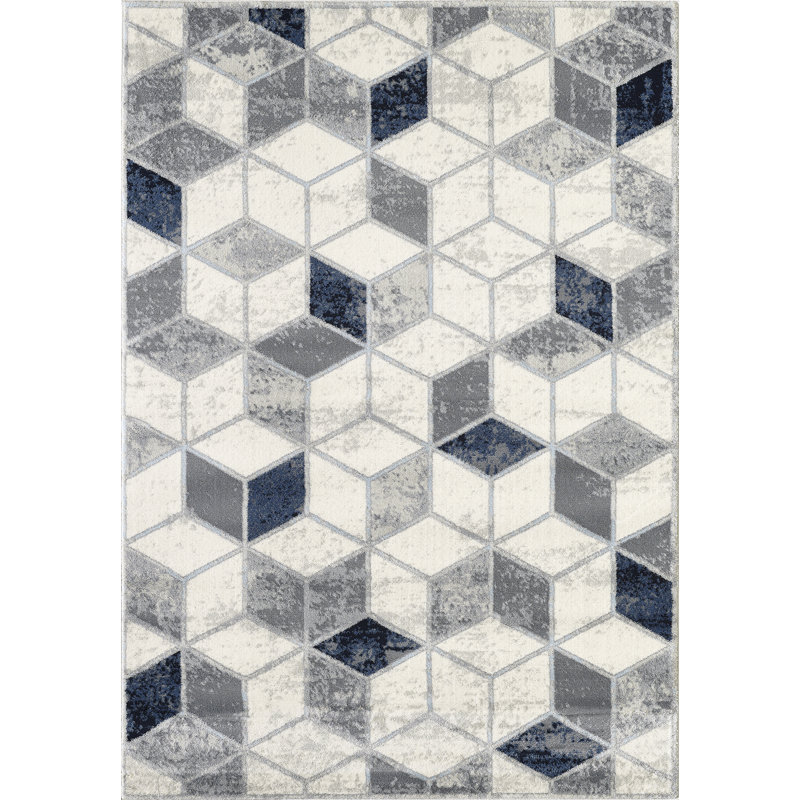 Tapis gris Jenifry, Rectangle 7 pi 9 po x 10 pi 2 po