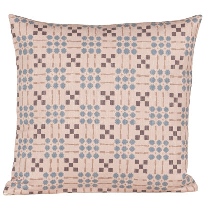 Gridwork Geometric Accent Pillow