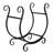 Farias 23.75'' W Metal Log Rack