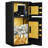 5.0 Cubic Feet Office Safe With Extra Large Compartments - , Waterproof, Hidden Code Function Double Door, Coin-operated For Home, Hotel Home Waterproof Bag Function,