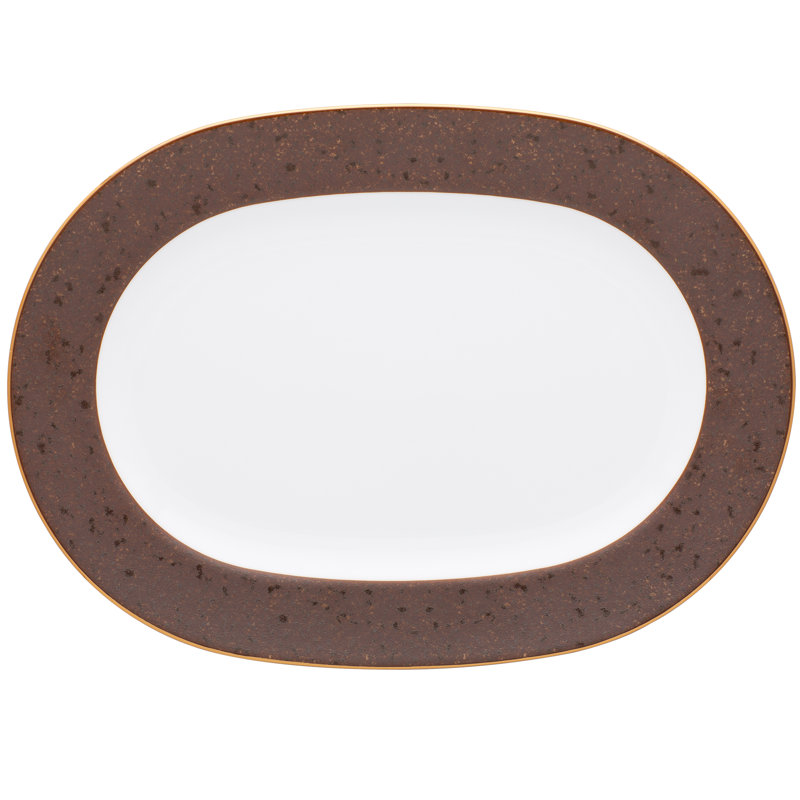 Plateau ovale Noritake Tozan, 14 po