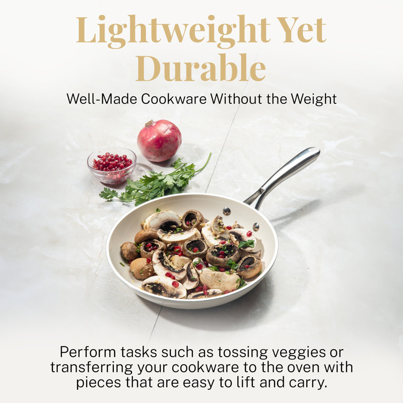 Batterie de cuisine antiadhésive avec couteaux Gotham Steel Naturals