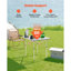 Rectangular Metal Folding Outdoor Camping Table , 70cm W 70cm D