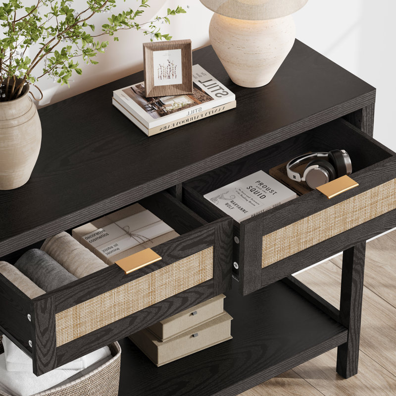 Console 39,4 po Chada, Noir
