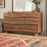 Hiram Solid Wood 64'' W 6 - Drawer Dresser