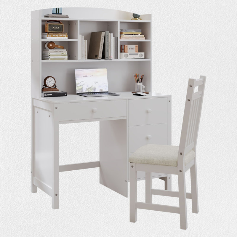 Ensemble de 2 bureaux d'écriture, Blanc