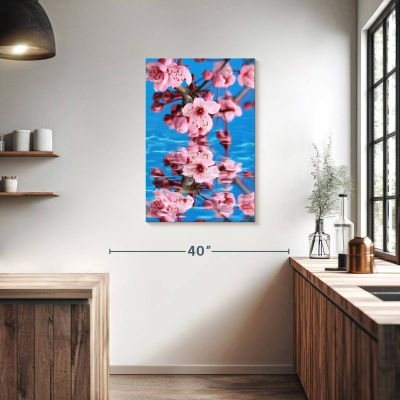 Harnek Sakura Reflection, 36" H x 24" W