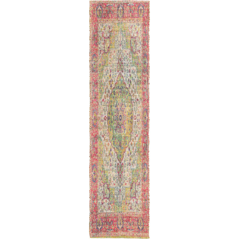 Tapis de couloir en coton Micharl, Tapis de couloir 2 pi 2 po x 8 pi