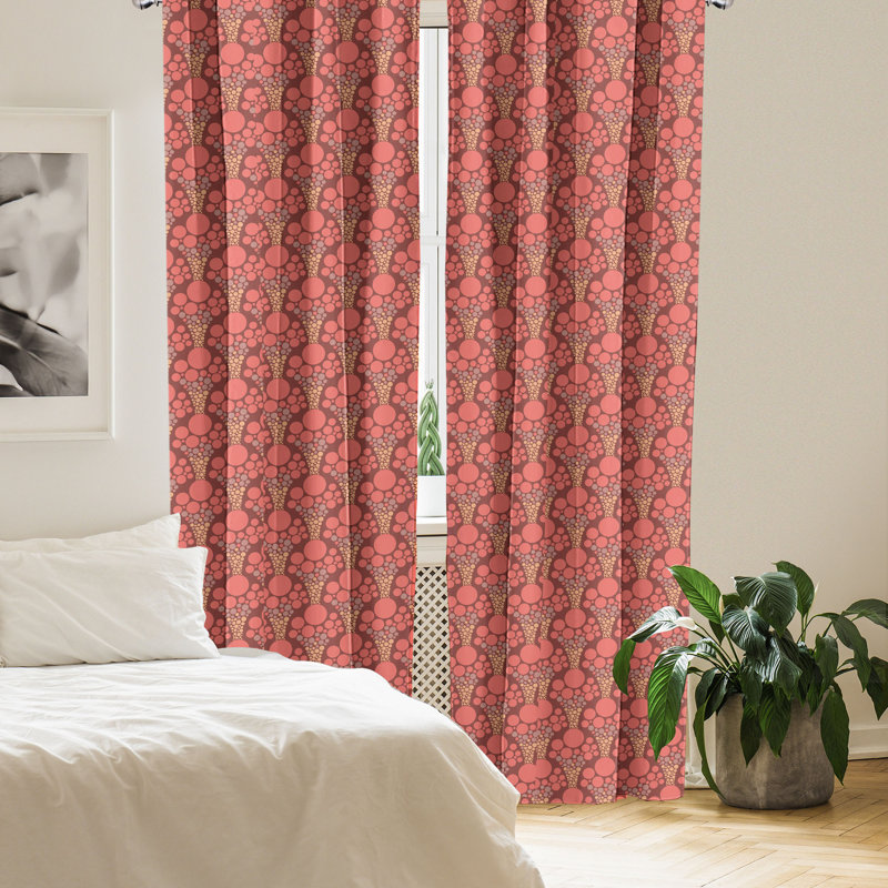 Rideaux 4 panneaux East Urban Home, L 56 po x L 84 po