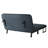 Convertible Sleeper Couch 55", Construction, Velvet Material, Adjustable , Living Room 55 Tri Bed Chair, With & Pillow, Metal Frame, Upholstery For Home