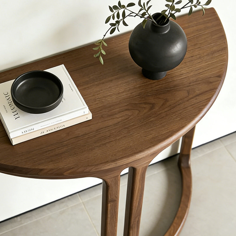 Console simple de style chinois, H 35,4 po x l 47,2 po x P 15,7 po