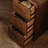 Simple Rectangle Nut-brown Solid Wood Writing Desk-633879816