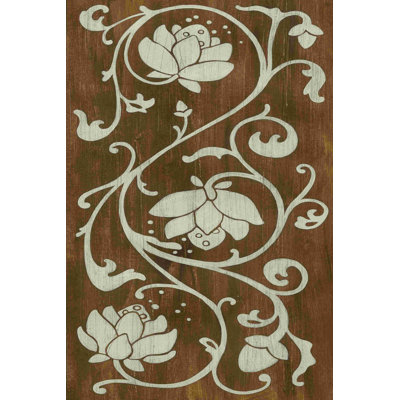 Faux bois floral I