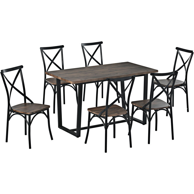 Ensemble de salle à manger rectangulaire L 52 po x l 27,6 po